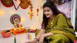 নতুন বাড়ি তে প্রথম লক্ষী পুজো 💥| Laxmi Puja 2024 ❤️ 