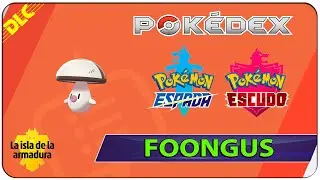 Donde y Como Capturar a Foongus - 077 Pokedex Isla de la Armadura Espada y Escudo