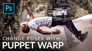Change Poses with the Puppet Warp Tool in Photoshop