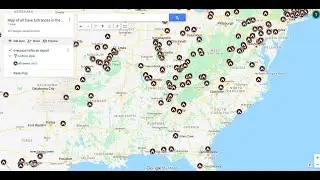 How to: Make a map of all cave entrances in the US (using OSM)