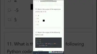 Python Practice Questions 