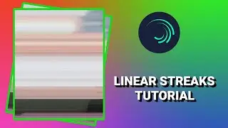 Linear streaks Alight motion video editing