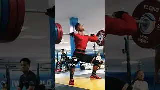 180kg Power Clean vs 200kg Clean & Jerk by Rahmat 🤯🏋️‍♀️ 