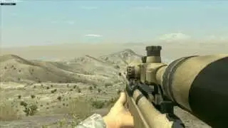 Arma 2 OA Sniper training 1960m