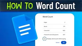 How To Check Word Count in Google Docs Guide