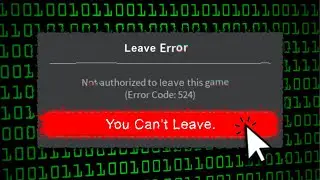 the ROBLOX app won’t let you leave..