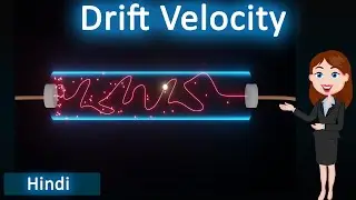 Drift velocity || 3D animated explanation || class 12th || Current electricity ||
