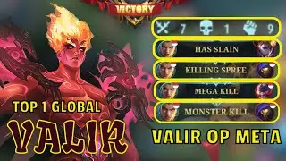 Valir Op New Meta | Valir Best Build 2022 | Build Top 1 Global Valir Gameplay By Pick Ons - MLBB