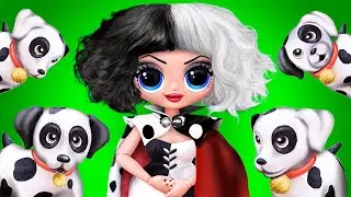 Convertimos a una LOL Surprise en Cruella / 10 Ideas Para Muñecas