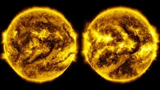 Sun Super Time Lapse + No Rotation (Solar Cycle of 10 Years in 42 Seconds)