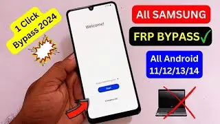 New Method All Samsung FRP Bypass ✅ | Unlock 2024 All Android 11/12/13/14 | Remove Google Account🔥