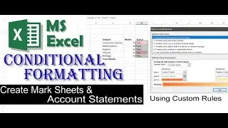 How to use conditional formatting in MS Excel | Format using color