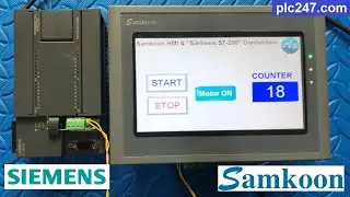 Samkoon HMI & Siemens S7-200 