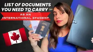 List of documents to carry to Canada as an international student | Documents required for 🇨🇦