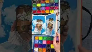 Малевич или Хими? Какую гуашь выберешь ты? Новый обзор смотри по ссылке в комментариях 👉🏻  