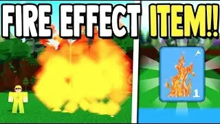 *NEW* FIRE EFFECT ITEM!! | Roblox Build a Boat for Treasure