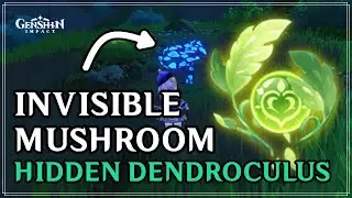 How to Appear Invisible Mushroom + Hidden Dendroculus (Sumeru)