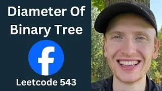 Diameter of Binary Tree - Leetcode 543 - Trees (Python)