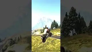 GTA V I'll Never Do That Motorbike Trick Ever Again #shorts