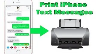 How to Print iPhone Text Messages and iMessages for Court or Archiving Purposes