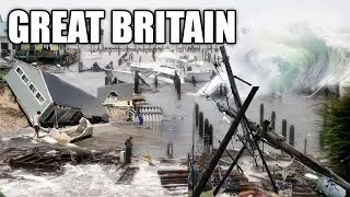 Apocalypse in Great Britain! Huge waves from storm Arwen hit the UK coast!