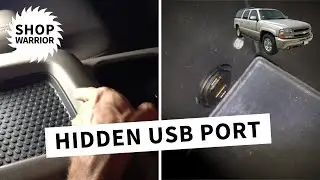 Install hidden USB ports in a 2005 Chevy Suburban