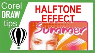 Converting a photo to halftone in CorelDraw