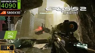 Crysis 2 Remastered | RTX 4090 4K Ray Tracing ON | Ryzen 7 5800X3D