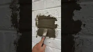 How to fix a hole in the brick wall 👈 