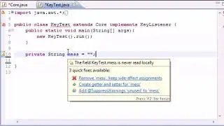 Java Game Development | Chapter. 28 -  Intro to Keyboard Input ‏