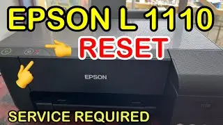 Epson L1110 How to reset