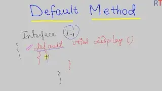 Java-103- Default Method in Java || Basics of Interface