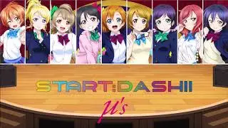 µ's - START:DASH!! - color coded (ROM/ENG/VIE)