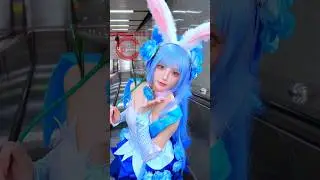 Arli (Gongsun Li) Cute Bunny Girl 🐰😍 Honor Of Kings Cosplay #shorts