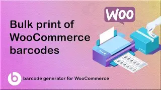 Bulk print of WooCommerce barcode :  Specific Product and Category based product : WordPress Plugin