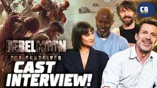 We Declare SPACE WAR with Rebel Moon Part 2: The Scargiver Cast!   Zack Snyder, Sofia Boutella