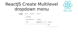 Multilevel dropdown menu creating in ReactJS