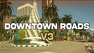 GTA 5 Fivem Maps-| Downtown Roads_v3|-الأرصفة الاصدار الثالت