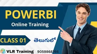 PowerBi 01st class by Narendra in Telugu 12th March 8 AM Batch36 @8AM || PowerBi Training in Vlr Hyd