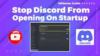 How to stop discord from opening on startup 2024 (Discord Mastery)