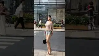 beautiful girl street fashion tiktok 