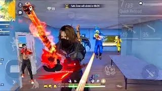 FUNNIESTS🤣1 VS 4 🔥M1014👑90% Headshot Rate ❤️⚡️| iPhone 11📲FreeFire Highlights 🤩
