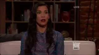Talking Dead (Fear) - Danay Garcia (Luciana) on the kissing scene with Nick