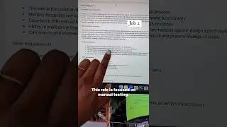 Weekly QA job review