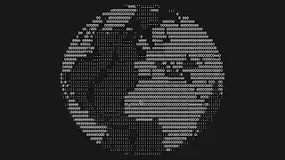 Make Animated Earth using Batch Script | Animated Earth in CMD