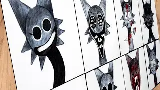 Drawing Incredibox Sprunki Wenda All Phases | BEHIND THE SMILES ( #incredibox #sprunki )