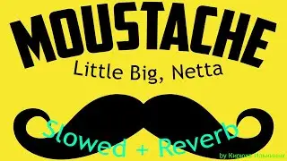 Little Big, Netta - MOUSTACHE (Slowed + Reverb)
