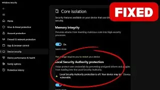 Local Security Authority Is Off || Local Security Authority Protection off Device Vulnerable
