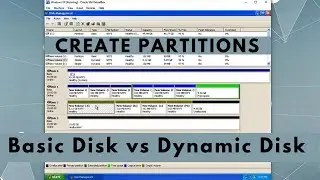 Basic Disk vs Dynamic Disk | Disk Management in Windows XP