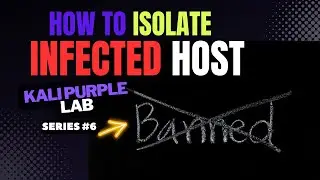 How To Install Elastic Security Agent on Windows And Ban Infected Hosts | Learn EDR, Kali Purple Lab